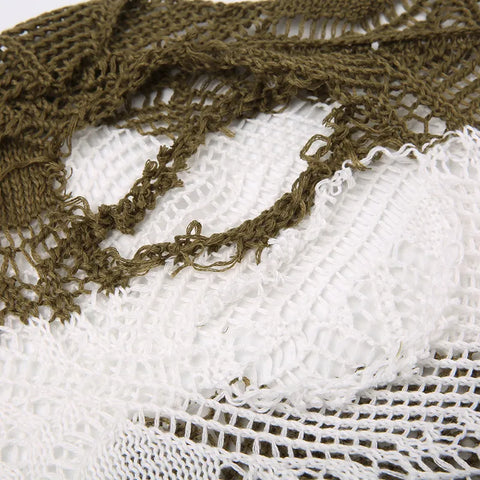 green-stripe-knitted-pullover-hollow-out-hole-ripped-sweater-8