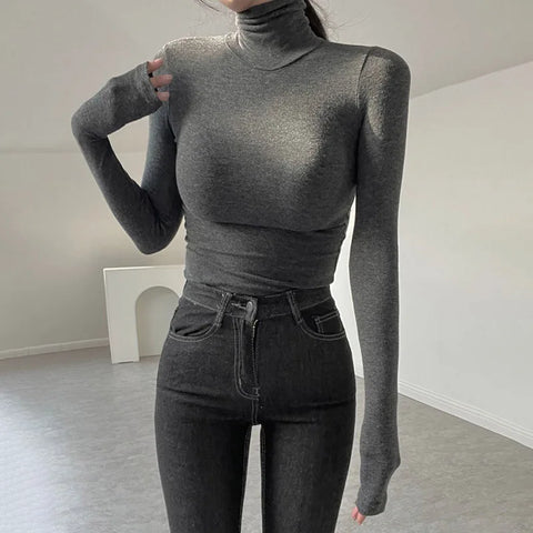 casual-tight-turtleneck-long-sleeve-top-4