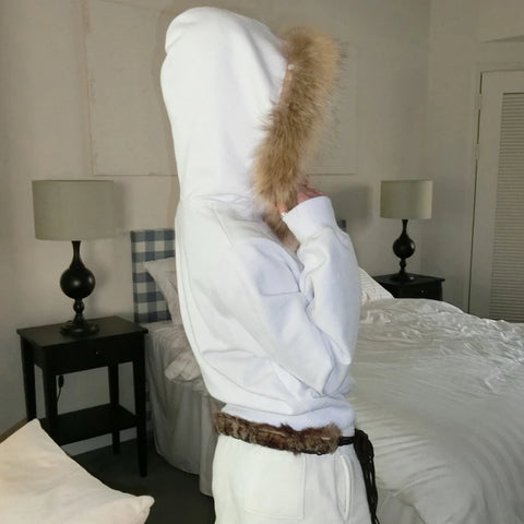 Gothic Star Rhinestone Zipper Up Coat