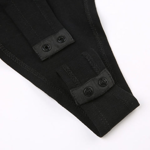 black-buckle-belt-halter-neck-sexy-open-back-skinny-bodysuit-7