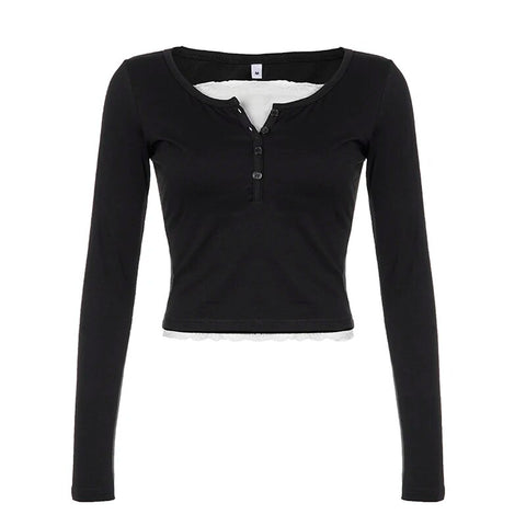 casual-lace-patched-buttons-long-sleeve-top-4