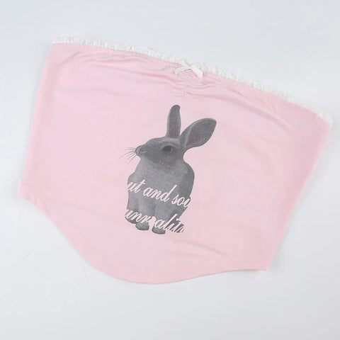 pink-lace-bow-rabbit-print-two-pieces-top-5