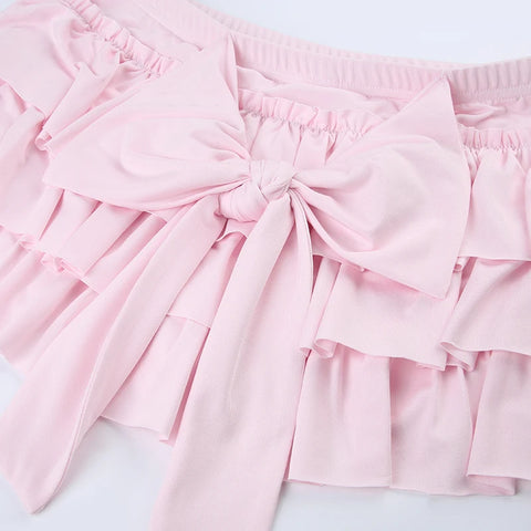sweet-pink-ruched-low-rise-mini-skirt-10