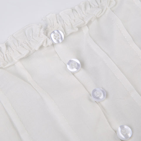 white-strap-ruffles-frill-slit-buttons-halter-top-7