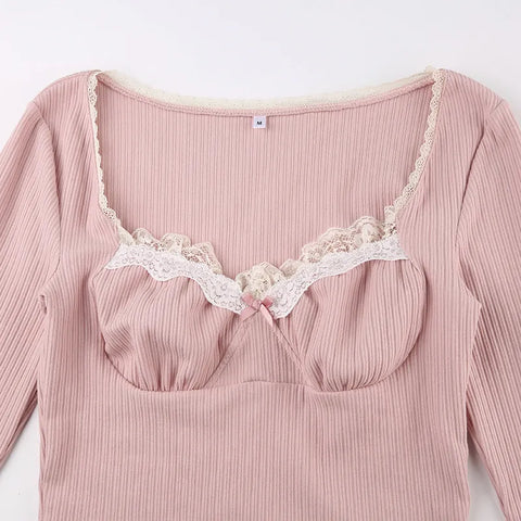 pink-sweet-lace-trim-bow-cute-top-4