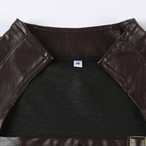 brown-buckle-pu-leather-super-short-jacket-5