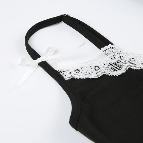 black-strap-v-neck-split-bow-dress-6
