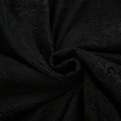 Sexy Deep V-Neck Flare Sleeve Top