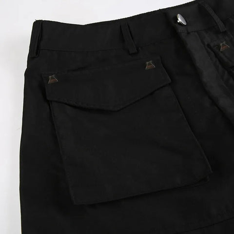 punk-rivet-black-pockets-side-slit-long-skirt-6