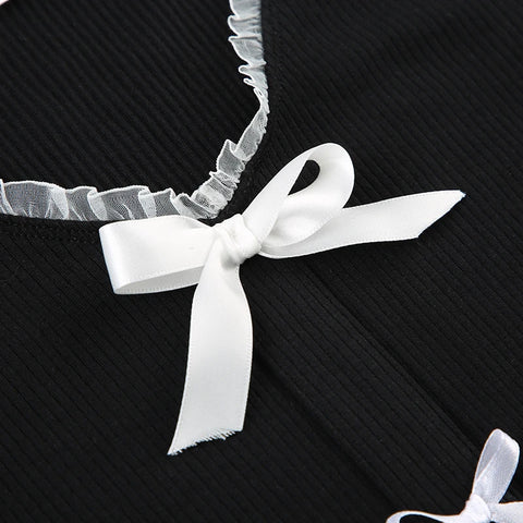 sweet-black-bow-ruched-spliced-top-7