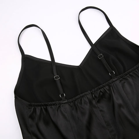 black-strap-folds-ruffles-double-layer-halter-mini-dress-5