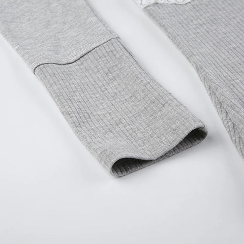 basic-sweet-bow-lace-patchwork-knit-dress-10