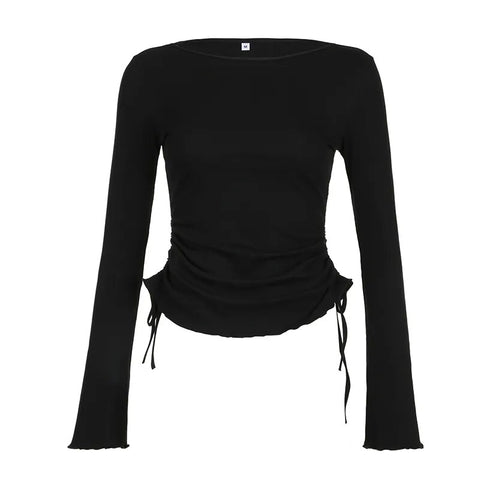 gothic-casual-long-sleeve-drawstring-top-4