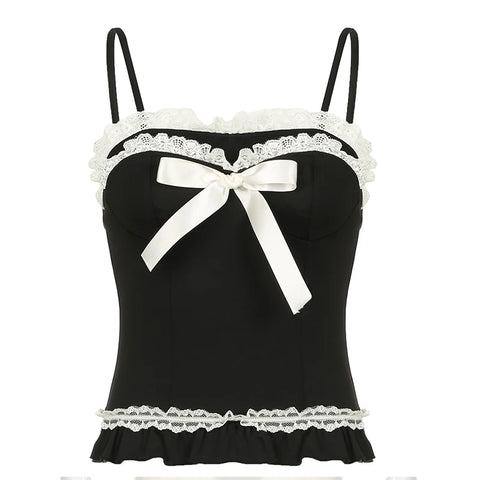 black-bow-lace-patchwork-ruffles-cropped-top-3