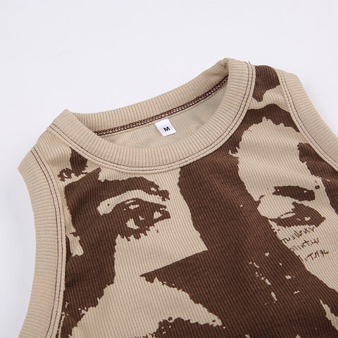 retro-brown-digital-printing-skinny-sleeveless-backless-tops-5