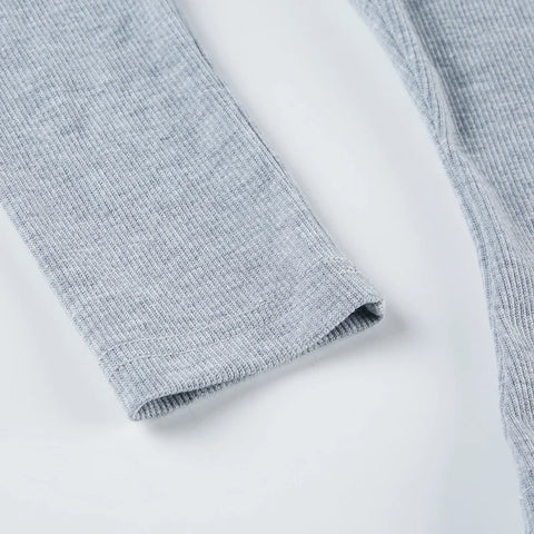 Solid Skew Collar Halter Buttons Top