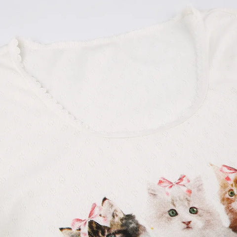 white-cute-cat-print-knit-lace-trim-top-6