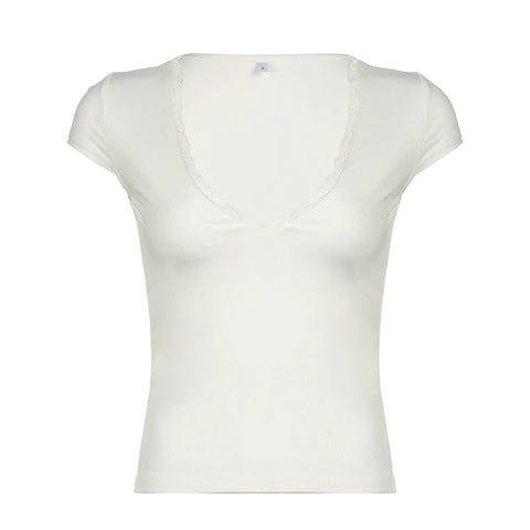 white-v-neck-lace-trim-short-sleeve-top-7