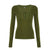 green-long-sleeve-slim-stitch-ruched-buttons-top-4