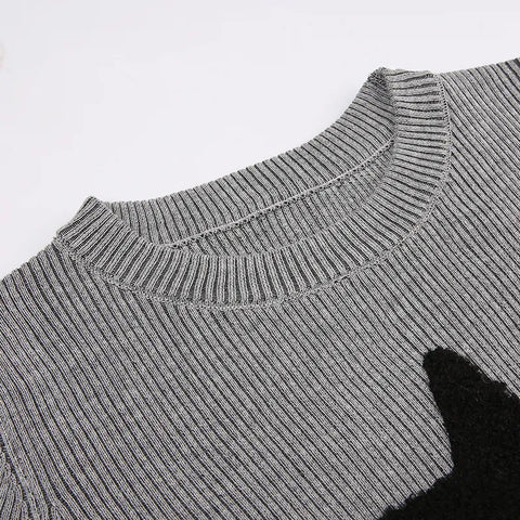 grey-star-patched-knitted-cute-sweater-6