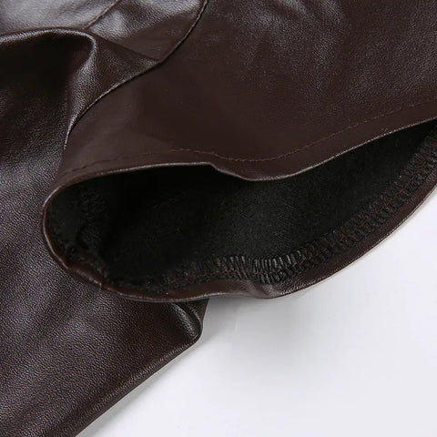 brown-buckle-pu-leather-super-short-jacket-7