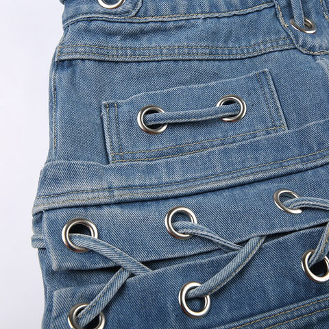 blue-denim-lace-up-bandage-low-waist-short-skirt-10