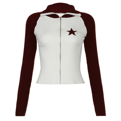 knitted-zip-up-star-embroidery-long-sleeves-top-3