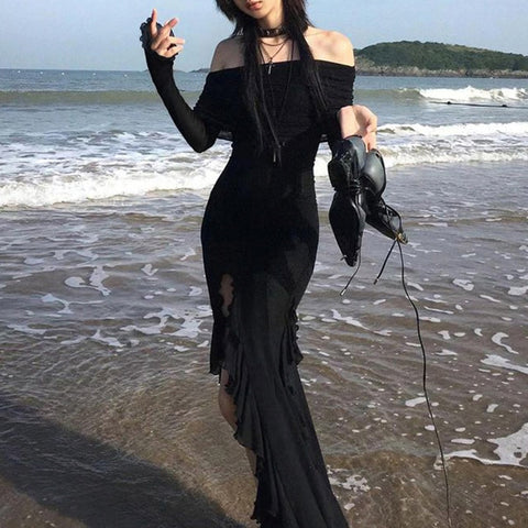 gothic-black-off-shoulder-side-split-maxi-dress-3