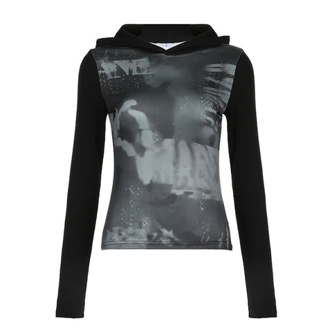 gothic-tie-dye-slim-hooded-spliced-top-4