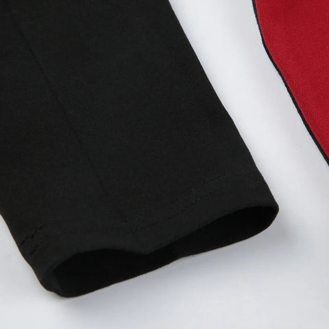 retro-stand-collar-patchwork-crop-top-8