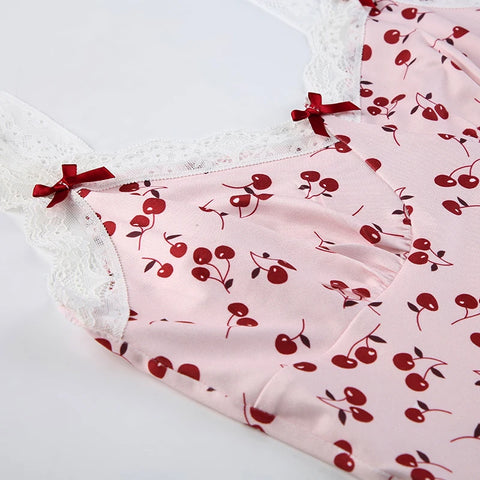 sweet-pink-cherry-print-lace-trim-mini-dress-5