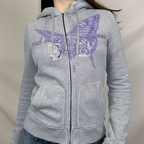grey-butterfly-printed-zip-up-hooded-sweatshirt-2
