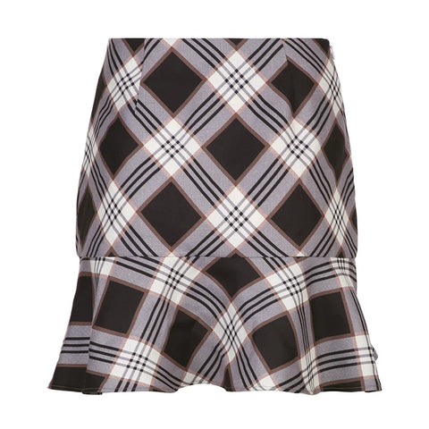 brown-plaid-a-line-mini-skirts-4