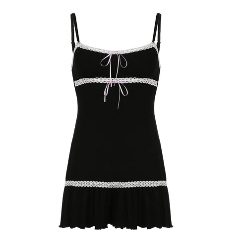 black-bow-lace-trim-frill-a-line-dress-5