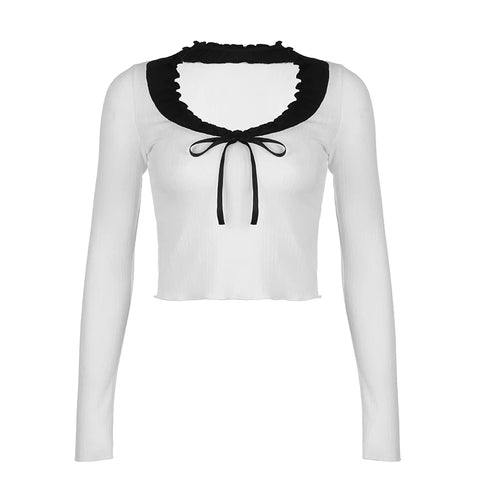 white-patched-slim-bow-long-sleeves-top-3