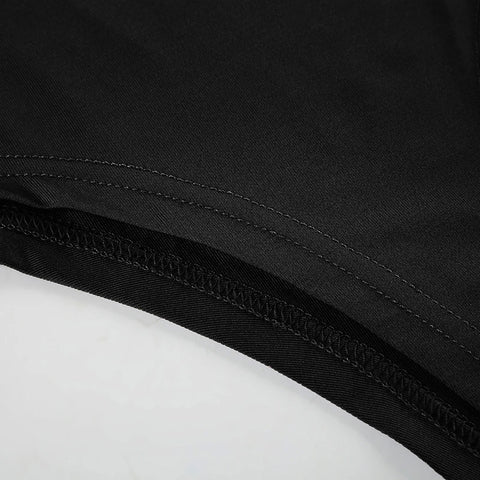 Square Neck Lace Patchwork Bodysuit