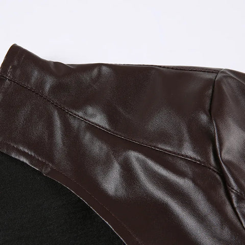 brown-buckle-pu-leather-super-short-jacket-8