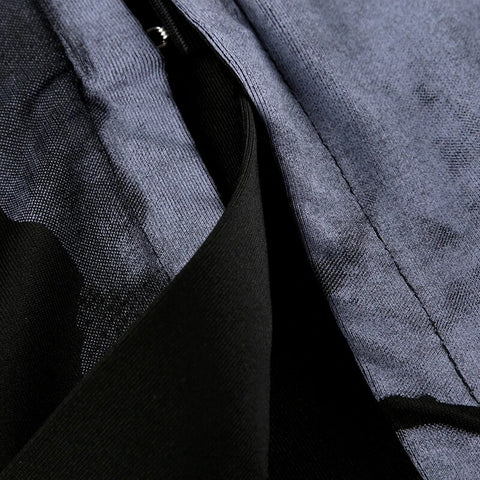 Gothic Graphic Printed Flare Sleeve Shirt