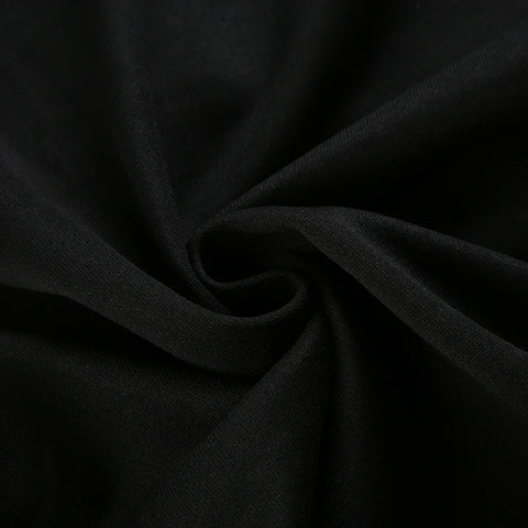 Gothic Floral Letter Printed Zip-Up Jacket