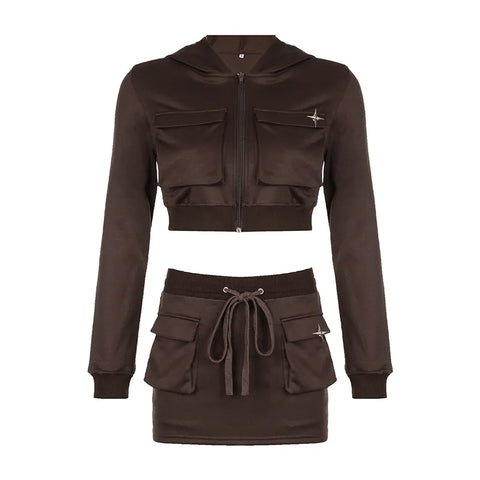 brown-hoodie-mini-skirt-two-pieces-set-5