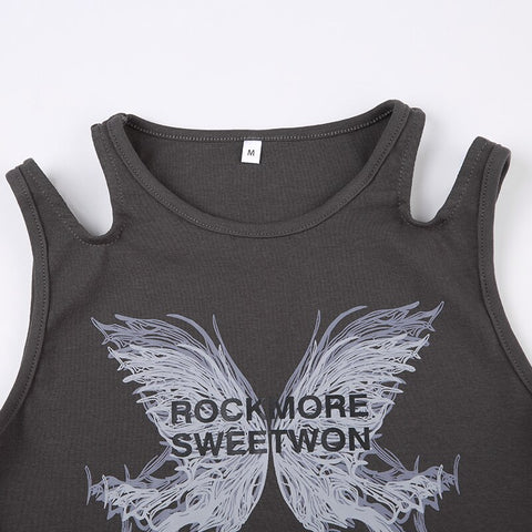 gothic-grey-butterfly-printed-knit-irregular-hem-sleeveless-top-5