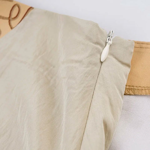 vintage-irregular-print-patchwork-buttons-skirt-6