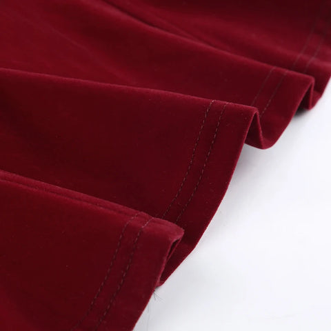 red-strapless-velour-lace-up-corset-top-7