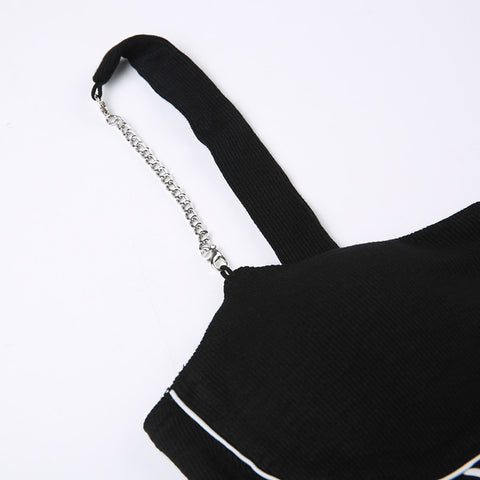 black-chain-strap-stitching-stripe-skinny-letter-print-bodysuit-5
