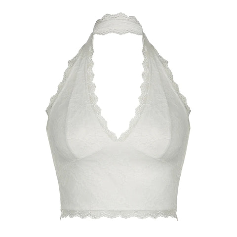 white-lace-halter-sleeves-backless-top-5