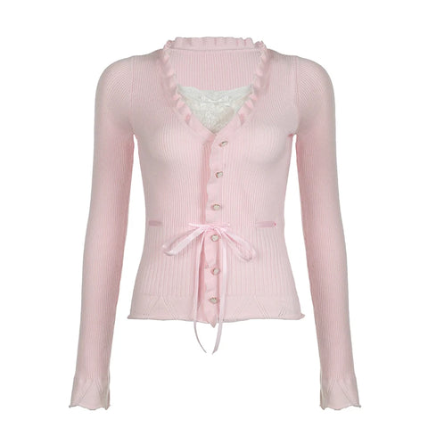 sweet-pink-knitted-lace-patched-buttons-top-4