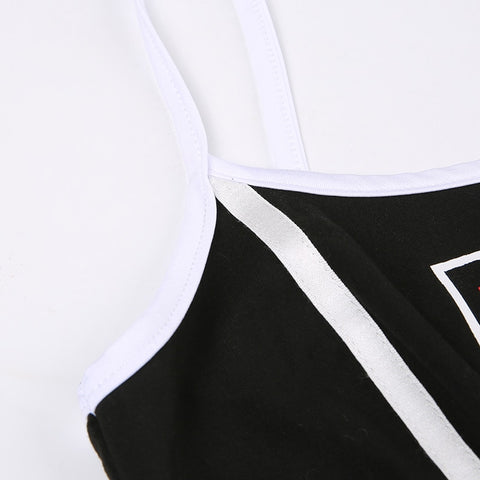 black-stripe-stitching-halter-sleeveless-long-dress-4