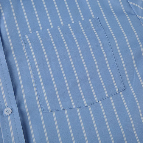 Casual Striped Long Sleeve Two Pieces Set