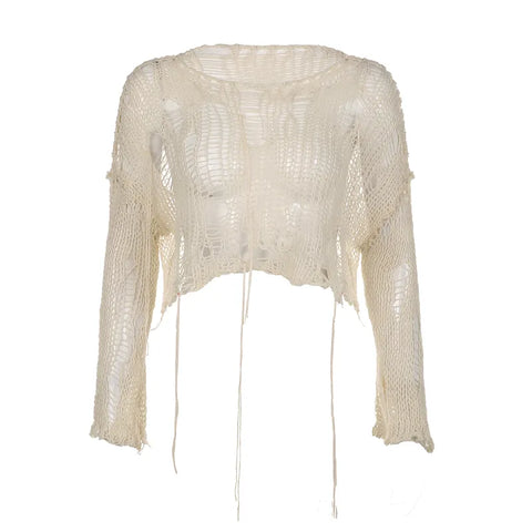 white-slash-neck-knitted-hollow-out-sweater-4
