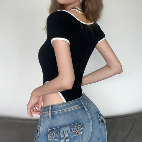 casual-letter-stitched-halter-neck-skinny-summer-bodysuit-4